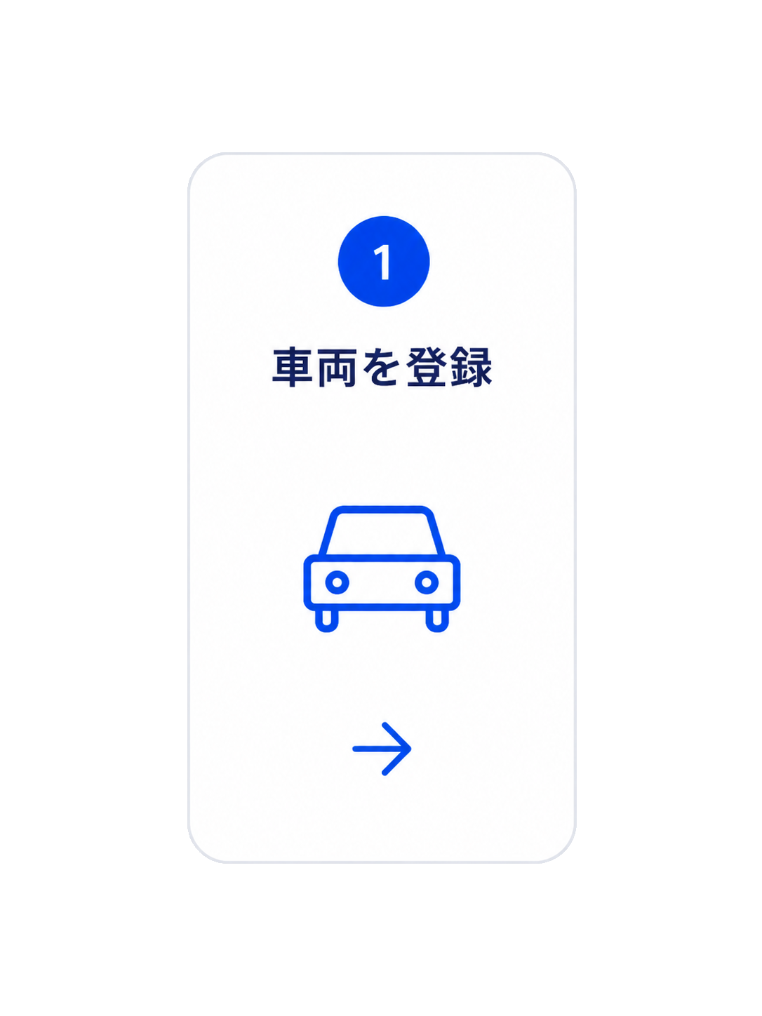 Step1 車両を登録