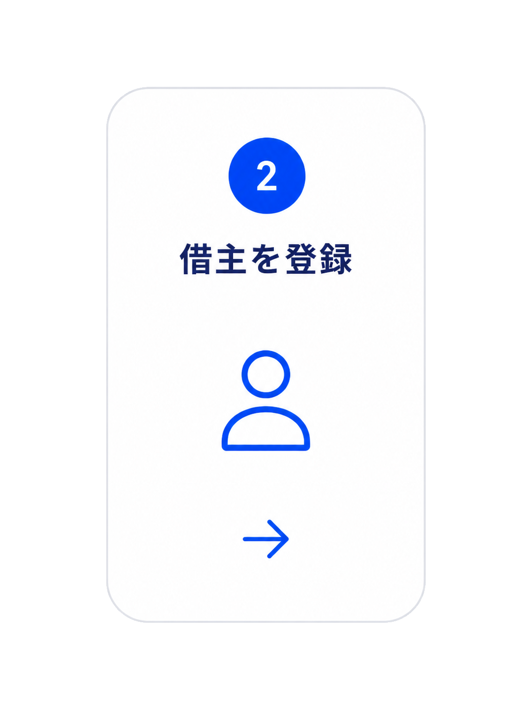 Step2 借主を登録